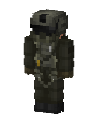 Tactical Soldier skin, 3D preview
