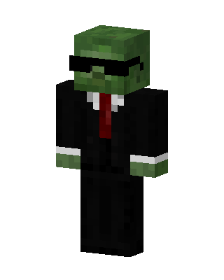 Zombie Agent skin, 3D preview