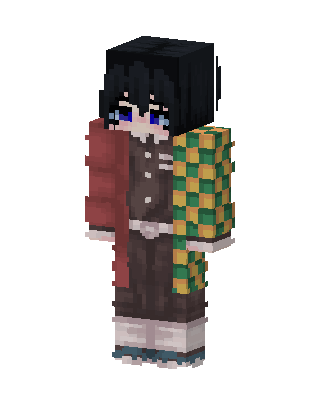 Giyu Tomioka skin, 3D preview