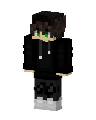 Hoodie Boy skin, 3D preview