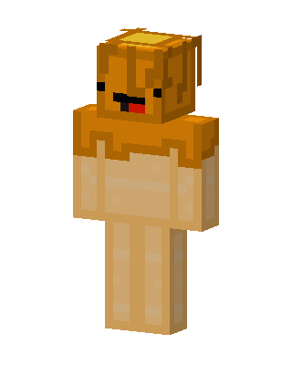 Pancake Person skin, 3D preview