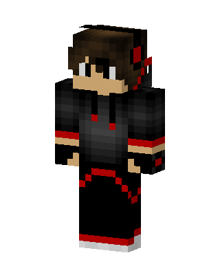 Red Headset Hoodie Minecraft skin