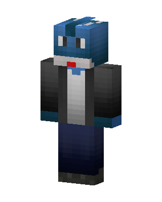 Tuxedo Shark Minecraft skin