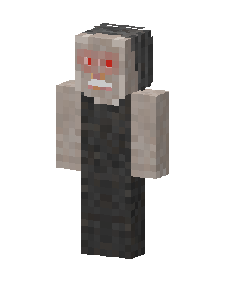 Red Eyed Ghoul skin, 3D preview