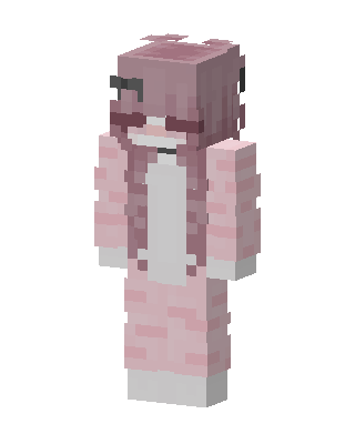Pink Animal Girl skin, 3D preview