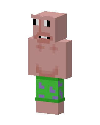 Pink Mob Boy skin, 3D preview