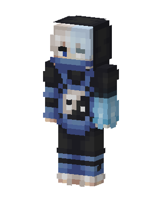 Frostbite Hoodie skin, 3D preview