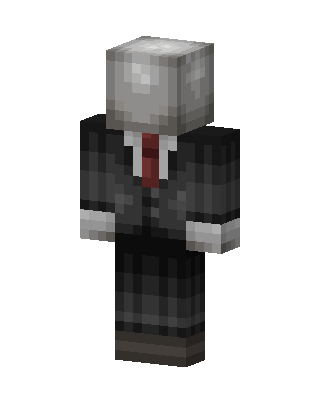 Black Player Boy skin, 3D preview