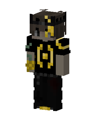 Golden Dark King Minecraft skin