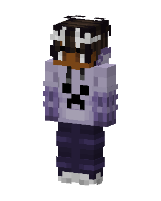 Purple Player Girl Minecraft skin