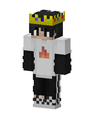Sapnap With Crown skin, 3D preview