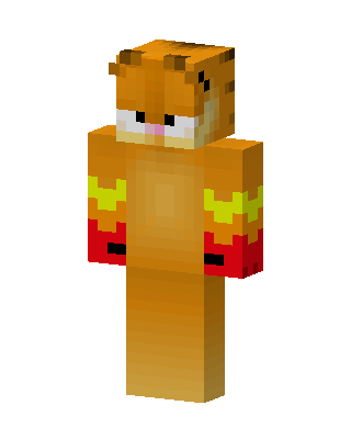 Garfield skin, 3D preview