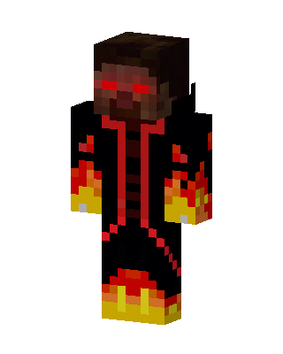 Black Hero Boy skin, 3D preview