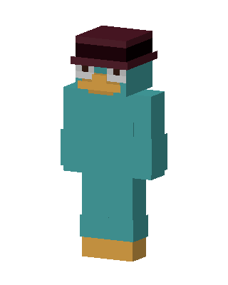 Agent P skin, 3D preview
