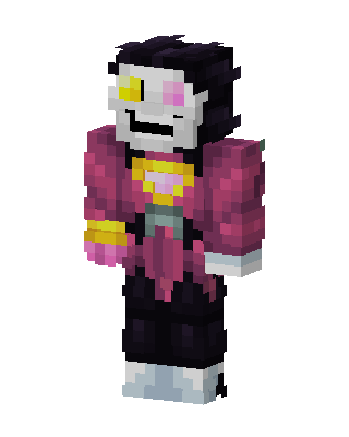 Pink E-Girl Minecraft e-girl skin