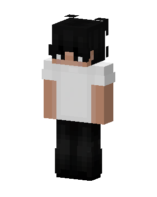 Monochrome Boy skin, 3D preview