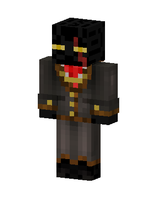 Dark Red Knight skin, 3D preview