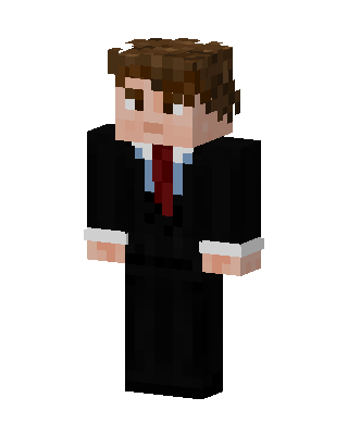 Suited Businessman skin, 3D preview