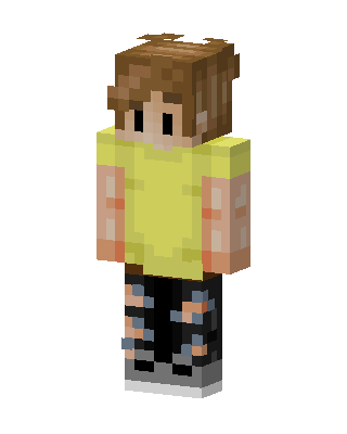 Yellow Tee Boy Minecraft skin
