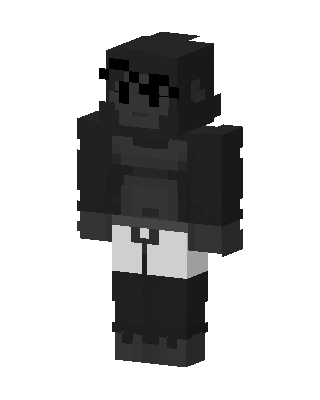 Shadow Gorilla Minecraft skin