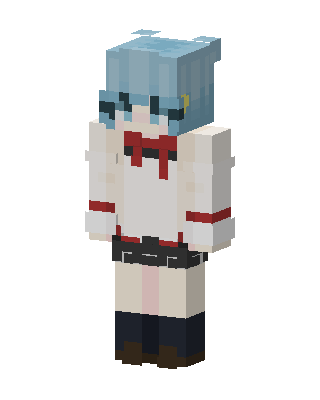 Blue Haired Sailor Minecraft skin