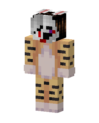 Masked Tiger skin, 3D preview
