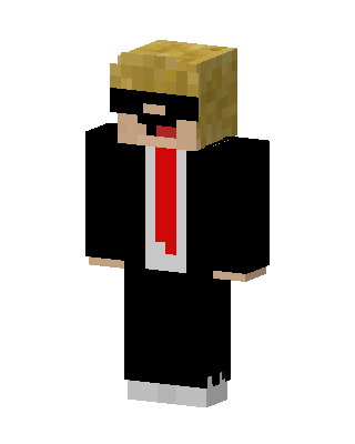 Sunglasses Suit Guy skin, 3D preview