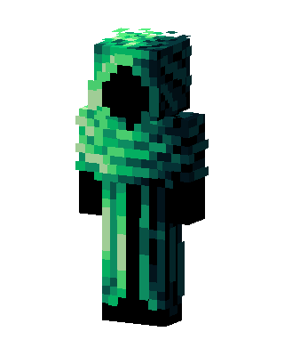 Emerald Wraith Minecraft skin