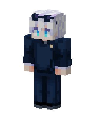 Blue Student Minecraft skin