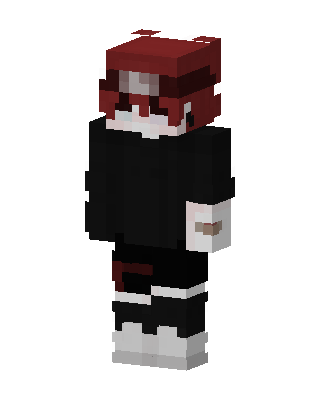 Crimson Hoodie skin, 3D preview