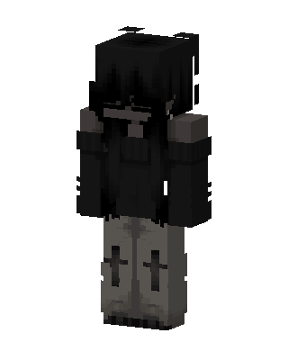 Gothic Cross Jeans Minecraft skin