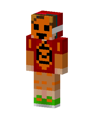 Pumpkin Kid skin, 3D preview