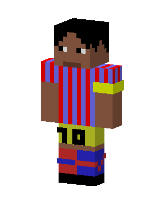 Red Athlete Boy skin, 3D preview