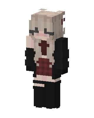 Crimson Plaid skin, 3D preview