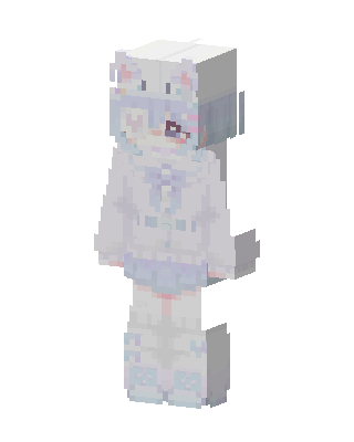 Pastel Catgirl skin, 3D preview