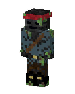 Mossy Wither Survivor Minecraft skin