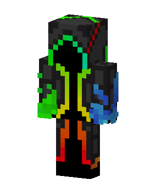 Rainbow Hoodie Minecraft skin