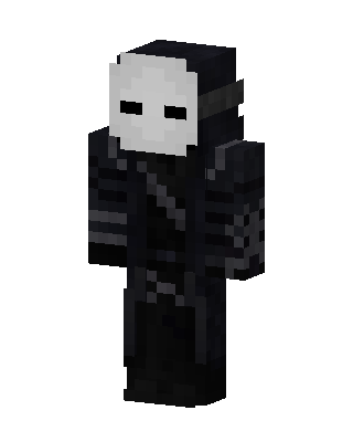 Black Masked Villain skin, 3D preview