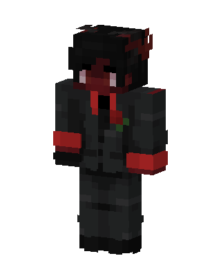Black Player Boy skin, 3D preview