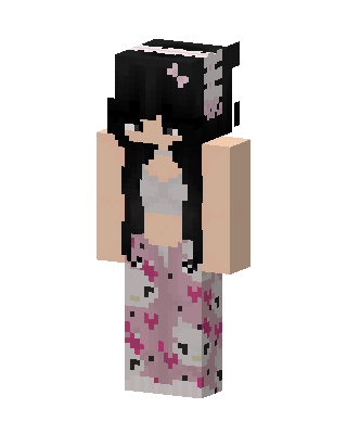 Hello Kitty Girl skin, 3D preview
