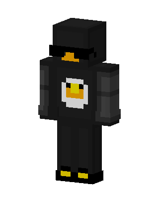 Cool Penguin skin, 3D preview