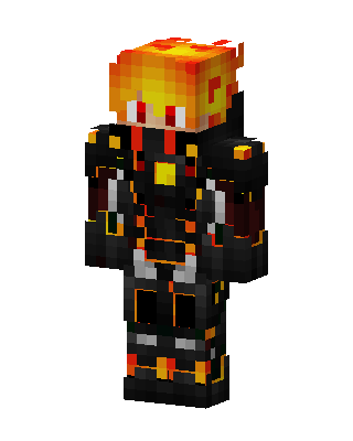 Blaze Knight Minecraft skin