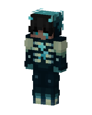 Teal Hero Boy Minecraft skin
