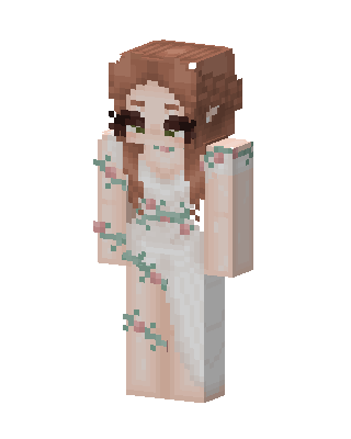 Floral Elf Bride Minecraft skin