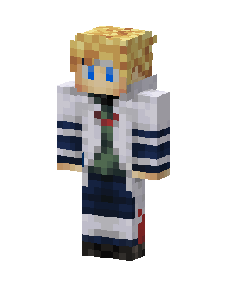 Lab Coat Blondie skin, 3D preview