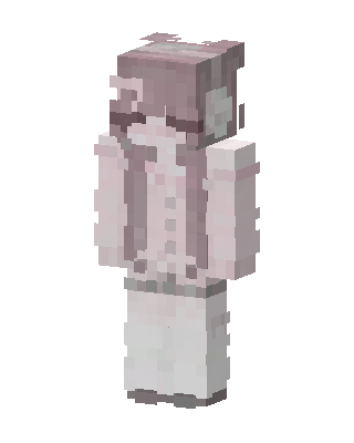 White Player Girl Minecraft pastel skin