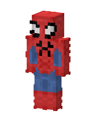 Spider-Man skin, 3D preview