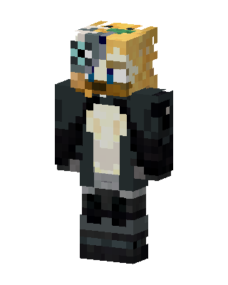 Black Player Boy skin, 3D preview