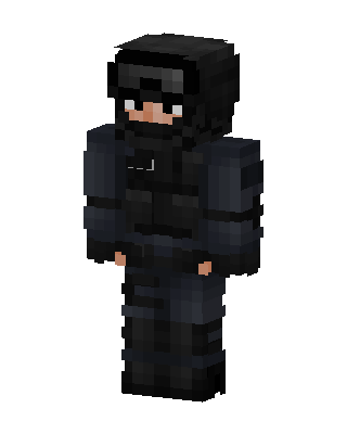 Black Masked Villain Boy Minecraft skin