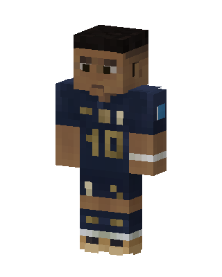 Number Ten Striker skin, 3D preview